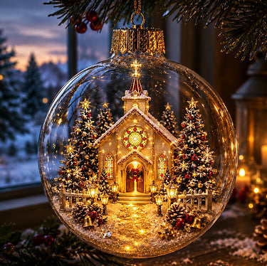 🎄Glowing Christmas Diorama Ornament – Perfect Christmas Tree Decorations