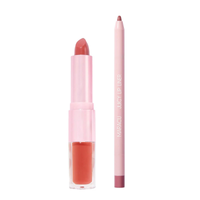 fig + dusty rose liner