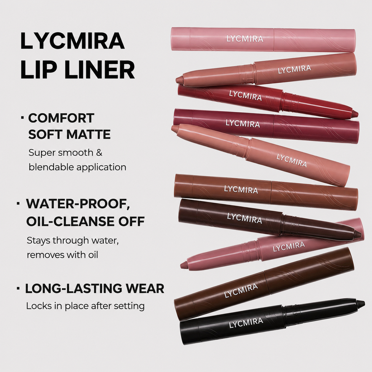 Easy Glide Lip Liner — Creamy, Blendable Color with Smooth Application, Summervibes