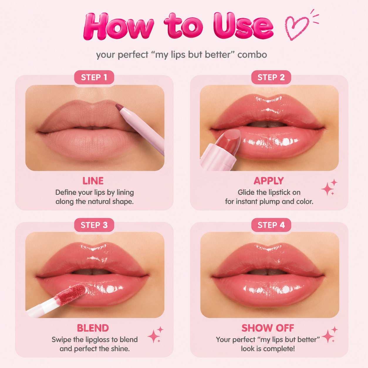 lip sculptor & liner - 3-in-1 lip combo: lip liner, lipstick & lip gloss