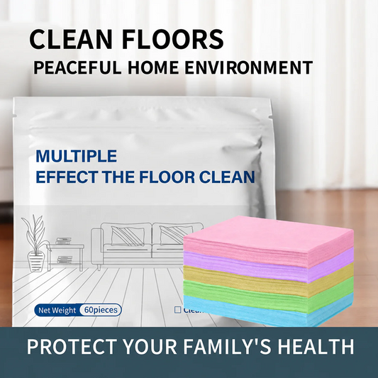🧹 50% OFF NOW!✨ 60-Pieces Multi-Effect Floor Cleaning Sheets – Powerful Stain Removal & Fresh Scent