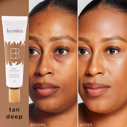 BB blur tinted moisturizer SPF30: 2-in-1 Tint + Sunscreen | FREE Brush