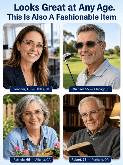 🔥Smart Zoom Diamond-Cut Reading Glasses