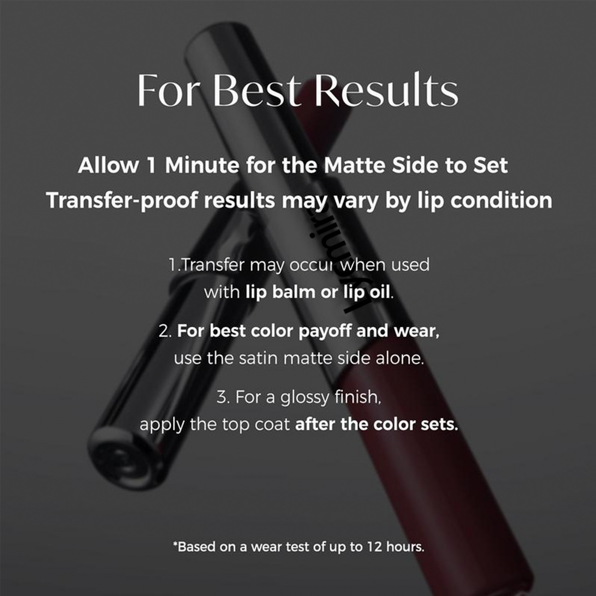 Perfect Twin Lip — Dual-Ended Liquid Lipstick with Velvet Matte Color and Glossy Shine