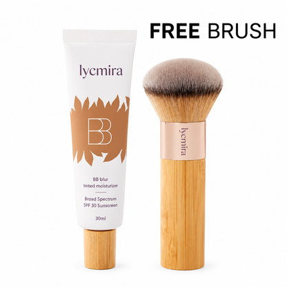 BB blur tinted moisturizer SPF30: 2-in-1 Tint + Sunscreen | FREE Brush