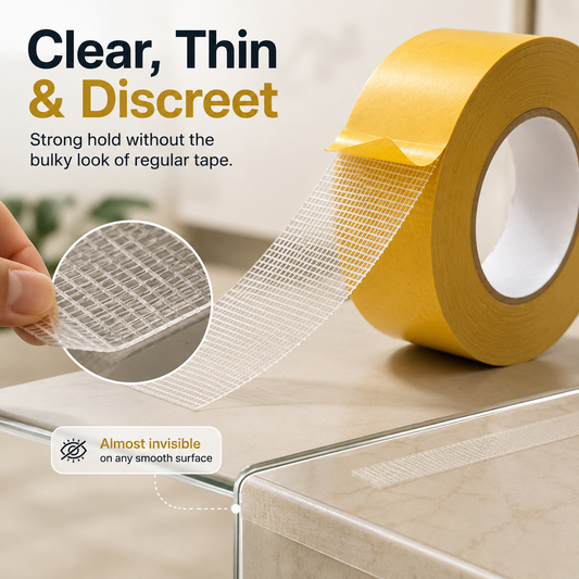 1-High-Tack Double-Sided Mesh Tape