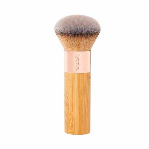 the Lycmira™ brush -fluffy, dome foundation brush