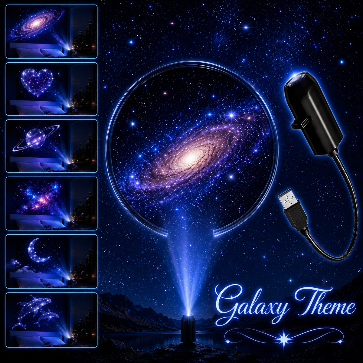 ✨ Plug-and-Play HD Star Projecto