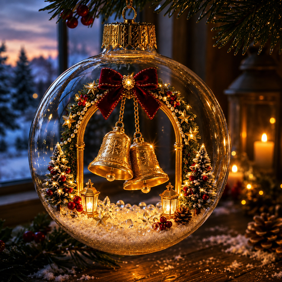 🎄Glowing Christmas Diorama Ornament – Perfect Christmas Tree Decorations