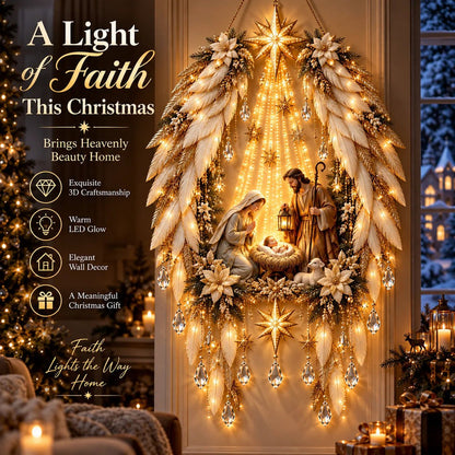 ✨Last Day 50% OFF✨✝️Lighted Bethlehem Star Christmas Wall & Porch Decor