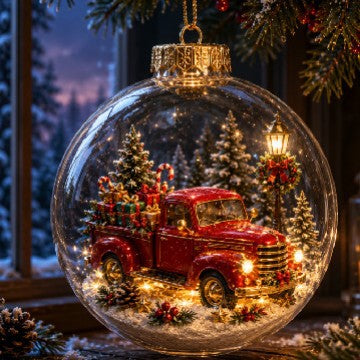 🎄Glowing Christmas Diorama Ornament – Perfect Christmas Tree Decorations