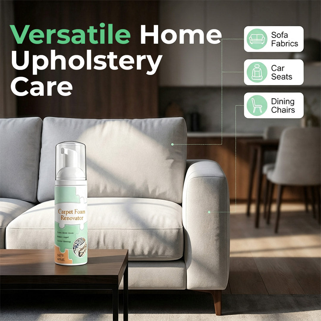 Lycmira® No-Rinse Carpet & Upholstery Stain Remover with Towel