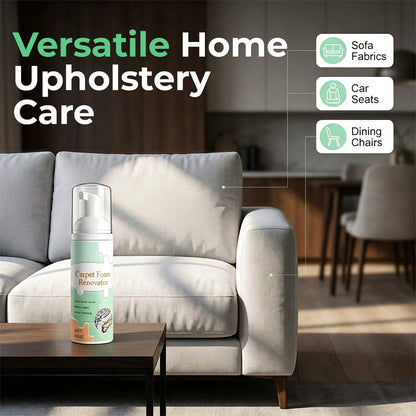 Lycmira® No-Rinse Carpet & Upholstery Stain Remover with Towel