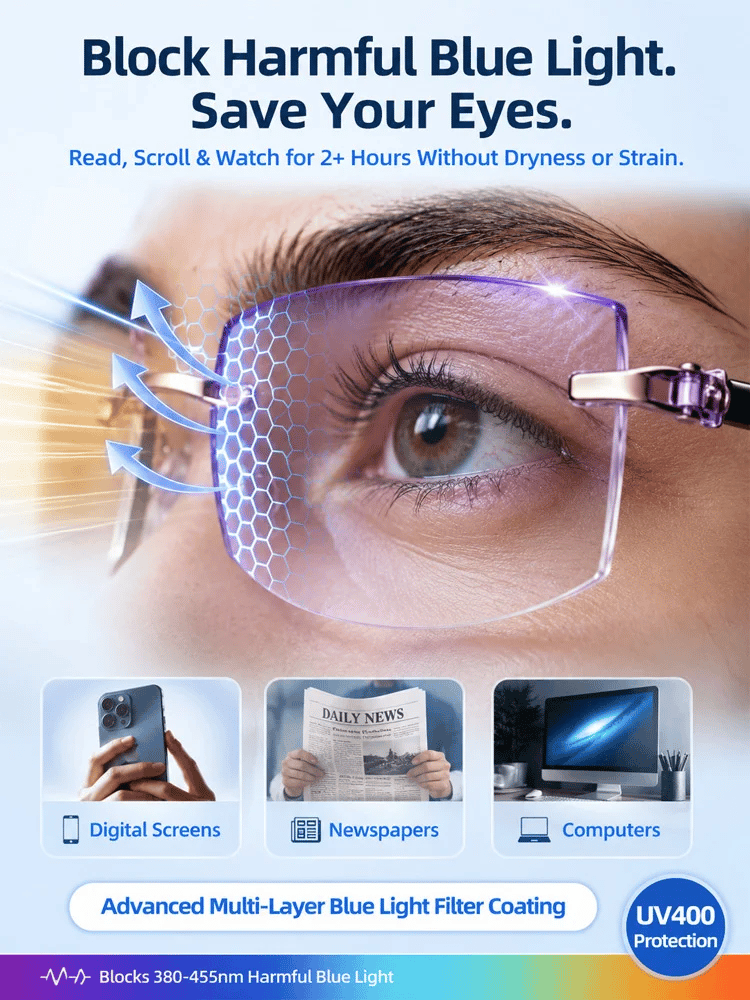 🔥Smart Zoom Diamond-Cut Reading Glasses