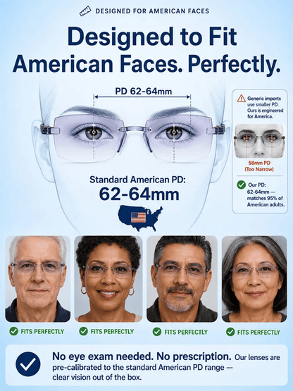🔥Smart Zoom Diamond-Cut Reading Glasses