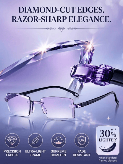 🔥Smart Zoom Diamond-Cut Reading Glasses
