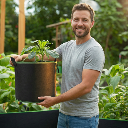 Thickened Non-Woven Grow Bag with Handles